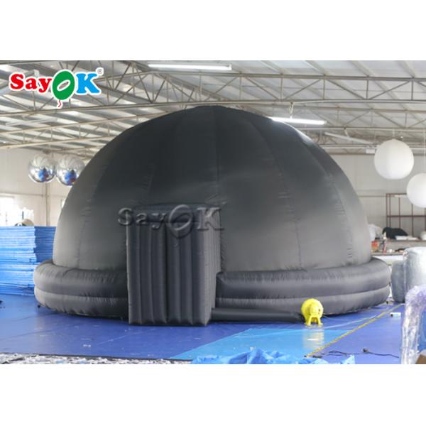 Quality 360 Dome Projection 5/6m Portable Black Inflatable Planetarium Tent for sale