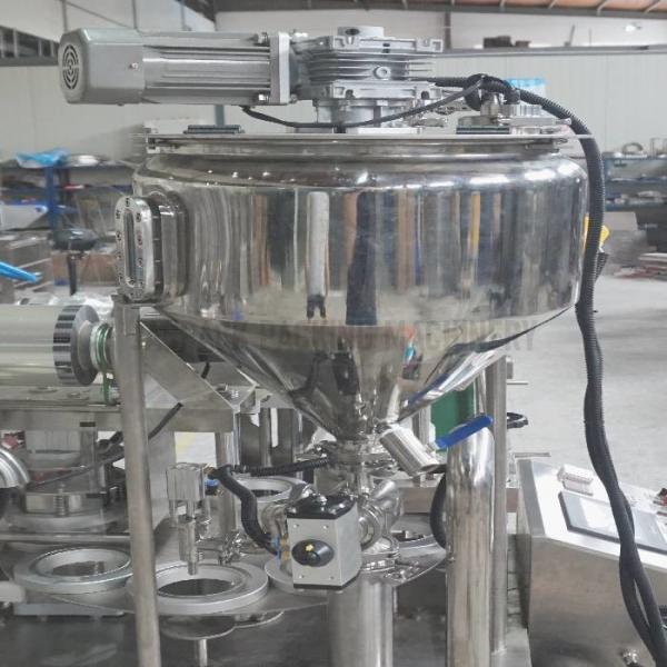 Quality 2.2kw PP Cup Sealing Machine For 100-500ml Milk Tea Packaging for sale