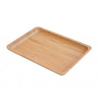 China Wooden 1.9cm Small Bamboo Tray Snack Nut Cheese Serving Plate factory