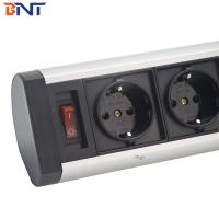 China Movable Desktop Power Outlet Wear Resistant With Double Network Interfaces factory