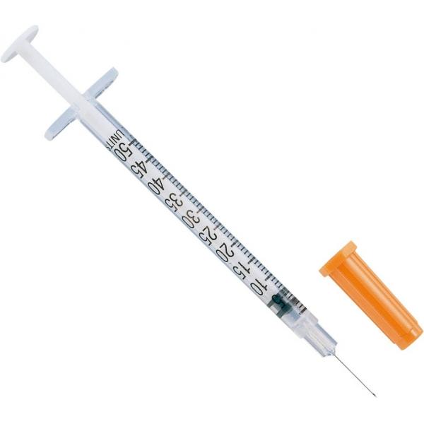 Quality Medical Disposable Insulin Injection Syringe 8mm 10mm Carton Packaging for sale