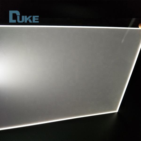 Quality 1.8mm 2mm 2.5mm Edge Lit Acrylic Sheets LED Light Guide Plate Acid Alkali Resistant for sale
