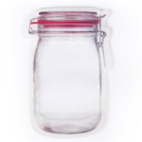 Buy cheap Eco Friendly Mason Jar 100ml Standing Ziplock Bags Plastic For Food Package from wholesalers