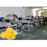 Quality SUS 304 Mango Processing Line 10 T/H Mango Pulp Processing Plant for sale