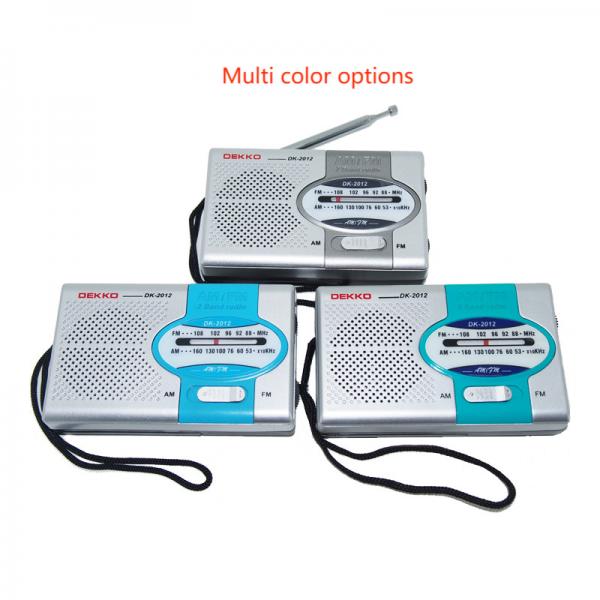 Quality Multi Color FM AM Stereo Receiver 108MHZ 2 Band 23mm OEM Mini Portable for sale