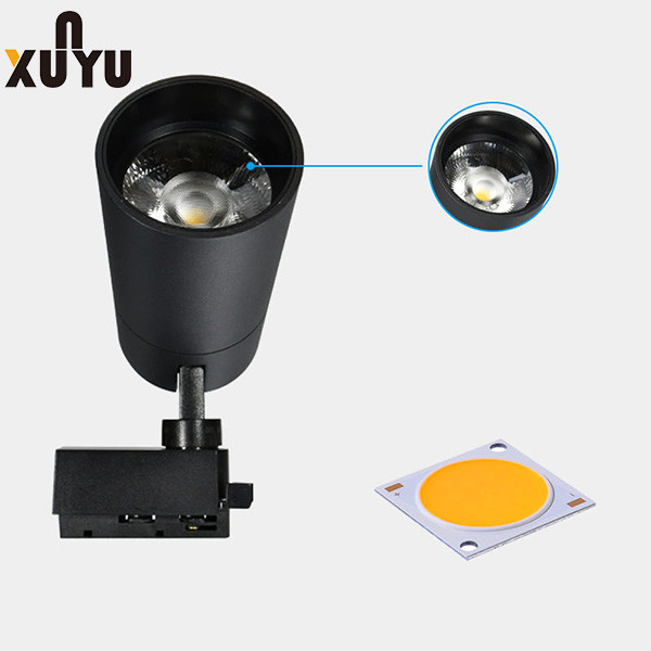 Quality Commercial 80LM/W LED Track Spotlight 20W Ceiling Led Track Lighting for sale