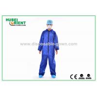 Quality Light-Weight Waterproof Withour Hood And Feetcover Disposable Coveralls With CE for sale