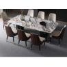 China Fashion Clean Easily Luxury Marble Dining Table factory