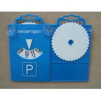 China Blue Car Parking Disc with Cupules 172*106mm Plastic Parking Disk factory