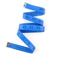 China Soft Flexible 120 Inch Measuring Tape Blue For Body Weight Loss Measuring ODM factory