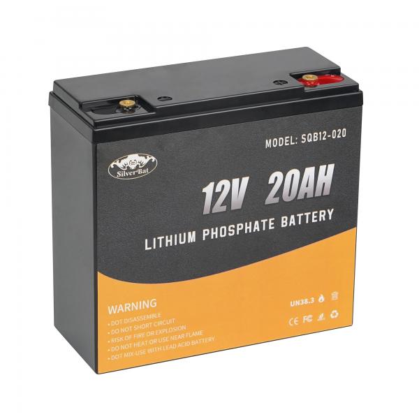 Quality 12V 20AH Lithium Ion LiFePO4 Battery For Backup Power, Fish Finder, Fans, Toys, LED Light, Security Camera And Camping for sale