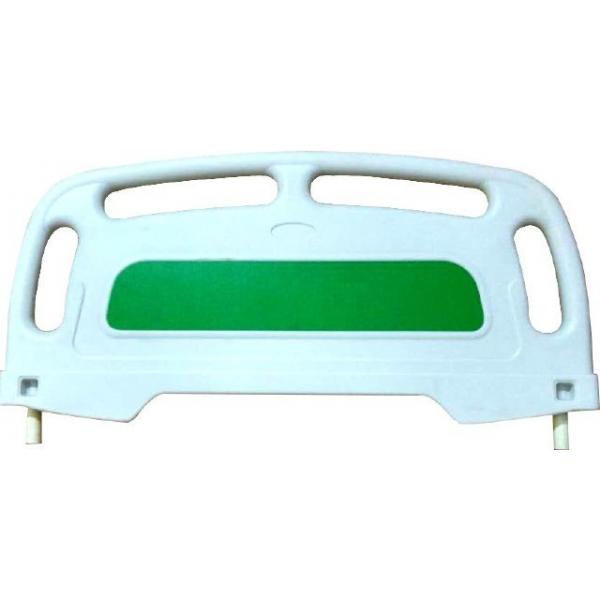 Quality Laminated Panel PP Hospital Bed Headboard , Green Wood Hospital Bed Parts for sale
