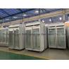 China Top mounted compresor vertical display freezer with high quality for supermarket factory