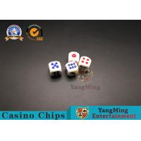 China High Density White Melamine Dice Poker Playing Cards Table Game Table Dice factory