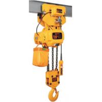 China Low Headroom Electric Chain Hoist , Low Noise Motorised Chain Block With Trolley factory