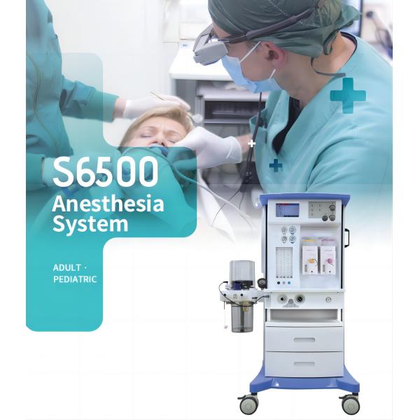 Quality High Precision S6500 Portable Universal Anesthesia Machine 7" Screen for sale