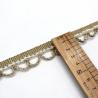 China Tassel  Polyester Beads Pearl Fringe Trim 2cm factory