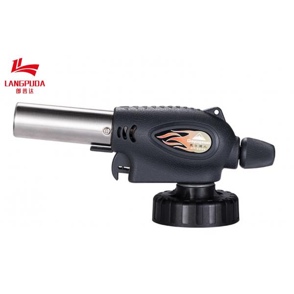 Quality Camping Hiking 16.5cm Gas Torch Gun , 150g/h Butane Torch To Light Charcoal for sale