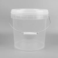 China 10L Customized Clear Plastic Toy Buckets Plastic Beach Pails With Lids factory