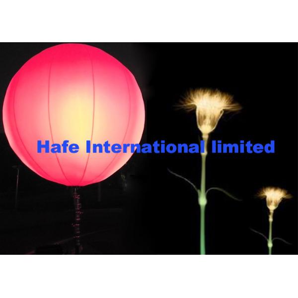 Quality Dimmable Pink Blue RGBW Inflatable LED Light With Durable DMX512 Controler for sale