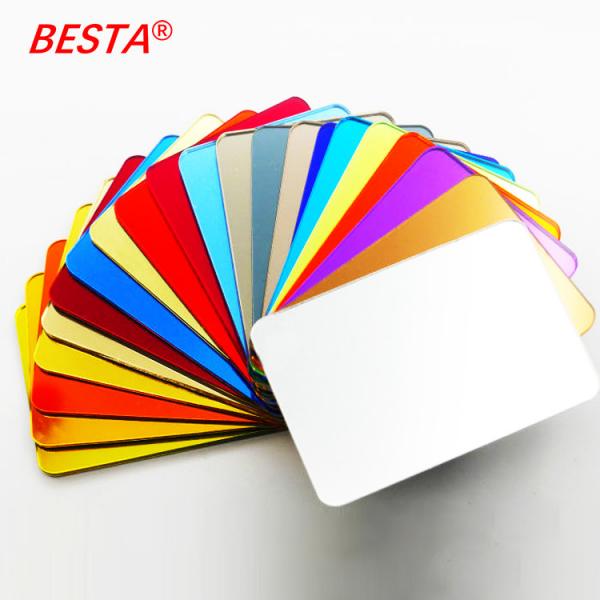 Quality 300x400x2mm Self Adhesive Acrylic Mirror Sheets One Way Mirror Plastic Sheet for sale