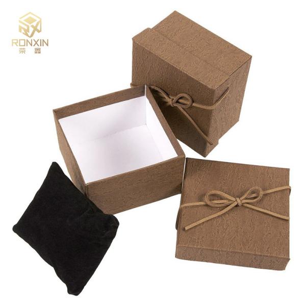 Quality Recycled Customized Rectangular Kraft Paper Gift Box For Sweet Candy for sale