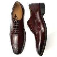 China Cow Leather Lining and Double Leather Welt Men Office Dress Shoe factory