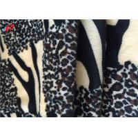 China Eco-friendly Printed Brushed Knit Polyester Velvet Fabric Export Orders For Garments factory
