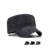 China Snap Washed Cotton Mens Military Cap Fashion Arrow Labelling Patterns Available factory