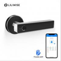 China Wifi Smartphone Apartment Door Locks Electronic Keyless Door Lock / Fingerprint Unlock Door Locks factory