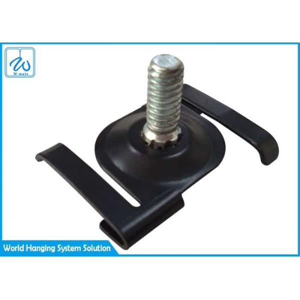 Quality SGS Drop Ceiling T Bar Attachment Clip Parts For Suspended Ceiling / Track Lighting for sale