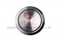 China Stainless Steel Lift Push Button OEM Escalator Parts With R27mm Hole Size factory