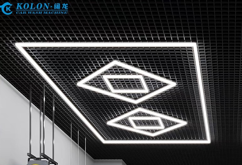 China Car wash Light Ceiling Mounted Car Detailing Workshop Lights factory