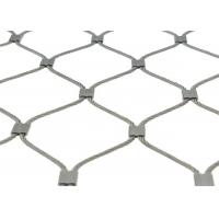 China Flexible Inox Stainless Steel Wire Rope Mesh Knotted Ferruled for sale