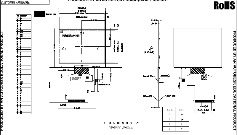 3.5`` 320*240 TFT Module LCD Display with Touch Panel