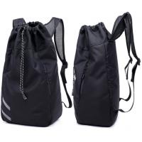 China Customized Polyester Sport Ball Backpack Waterproof Drawstring Mesh Backpack factory