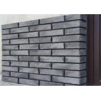 Quality 3D408 Acid Resistance Gray Clay Thin Veneer Brick For Decorative Wall for sale