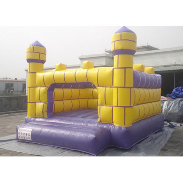 Quality Square Shape Inflatable Jumping Castle / PVC Tarpaulin Commercial Bouncy castle for sale