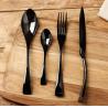 China NEWTO Stainless Steel Black Flatware/Wedding Cutlery/Colorful Banquet Tableware factory