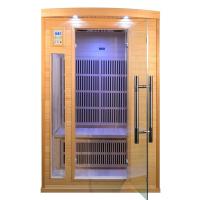 Quality Home 2 Person Far Infrared Sauna Solid Wood 1750W Power for sale