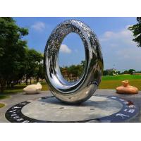 china Artificial Style Outdoor Metal Sculpture , Abstract Outdoor Metal Art Sculpture