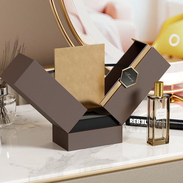 Quality Empty Unique Cardboard Gift Box For Perfume Bottle Color Printing for sale