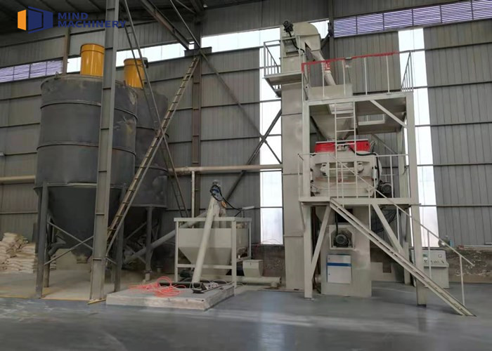 China Cement Mortar Mixing Machine Ceramic Tile Adhesive Manufacturing Plant factory