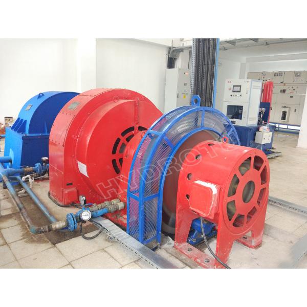 Quality Pelton Hydro Turbine / Pelton Water Turbine With Synchronous Generator for sale