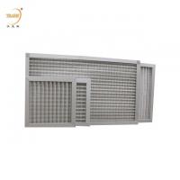 China Pleated Metal Frame Air Filter Washable Air Filter for Clean Room factory
