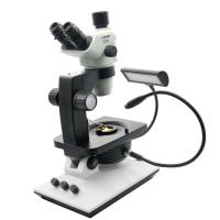 China 10x - 67.5x Trinocular Gem Microscope With Darkfield Attachment For Diamond Testing factory