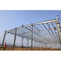 China High Strength Steel Frame Storage Buildings / Prefab Metal Warehouse Building Construction factory