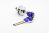 China Bright Chrome Plated Cabinet Door Cam Locks Asteners Blue Metal Color factory