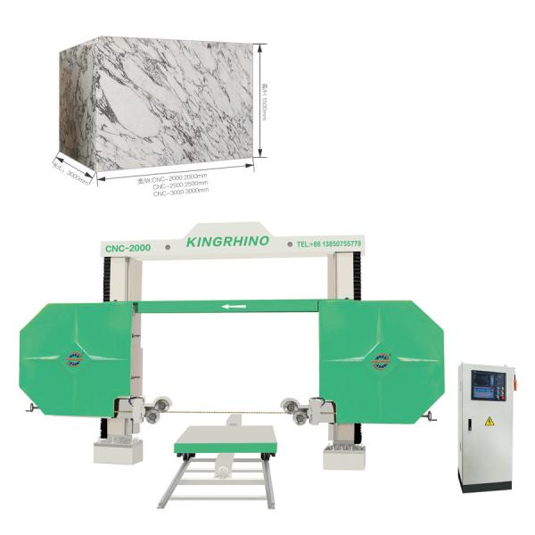 Quality 11kw CNC Diamond Wire Saw Machine For Marble Granite Profiling for sale