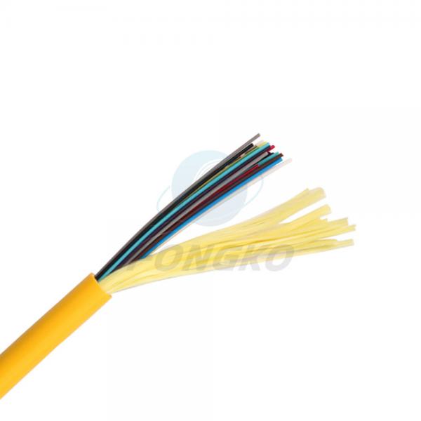 Quality 24F G652D Indoor Distribution Fiber Optic Cable PVC Jacket For CCTV 24 CORE for sale